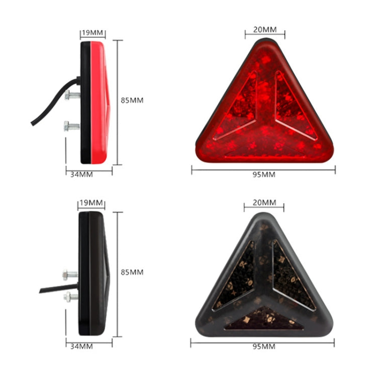 Bicycle / Mountain Bike Y Style Triangle Pilot Light LED Tail Light Reluova