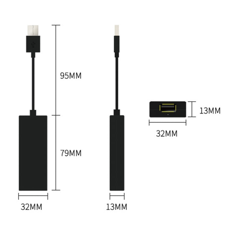 Car Android Navigation Android / iOS Carplay Module Auto Smart Phone USB Carplay Adapter