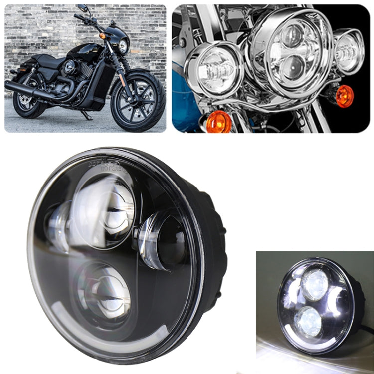 5.75 inch DC12V 6000K-6500K 40W Car LED Headlight for Harley