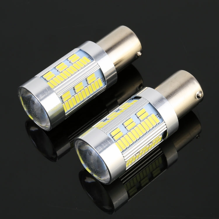 2 PCS 1156 / BAU15S DC12-24V 21W Car Turn Light 105LEDs SMD-4014 Lamps, with Decoder