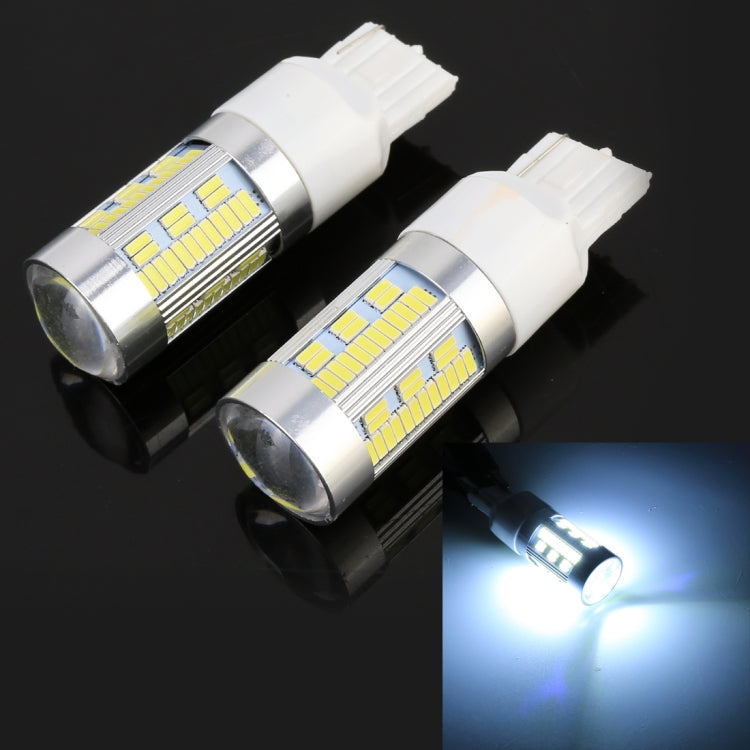 2 PCS T20 / 7440 DC12-24V 21W Car Turn Light 105LEDs SMD-4014 Lamps, with Decoder