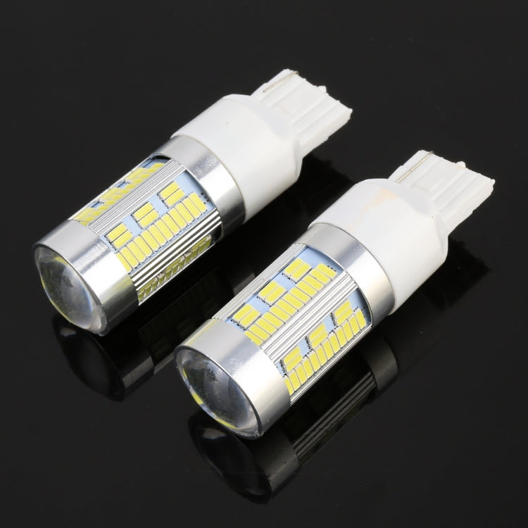 2 PCS T20 / 7440 DC12-24V 21W Car Turn Light 105LEDs SMD-4014 Lamps, with Decoder-Reluova