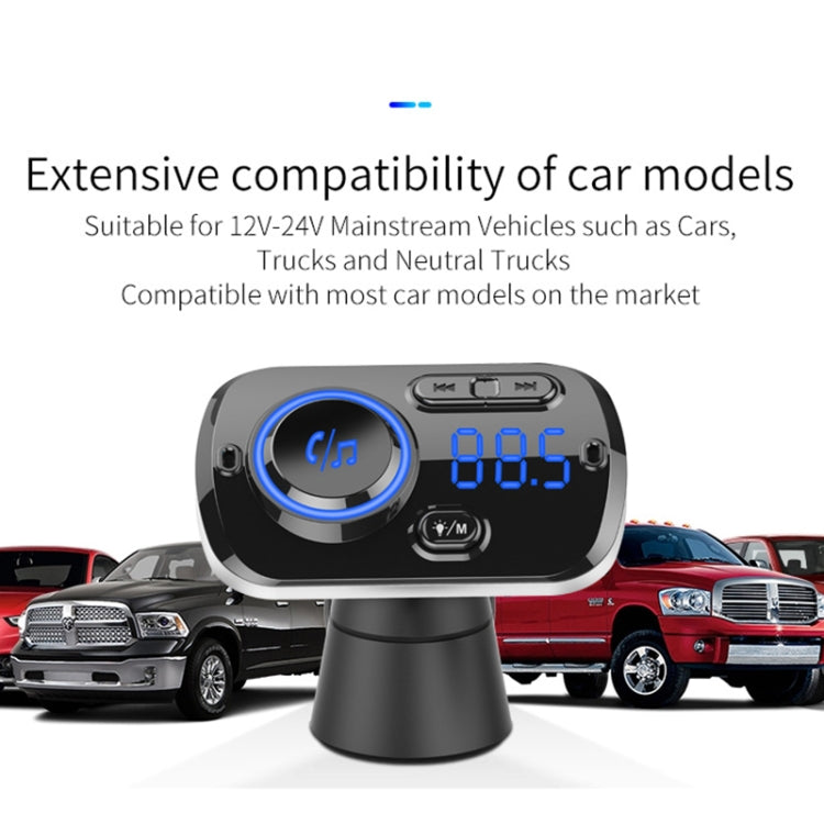 BC49BQ Car Digital Radio Receiver Bluetooth MP3 Player FM Transmitter Voice Assistant QC3.0 Quick Charger ÎҵÄÉ̵ê