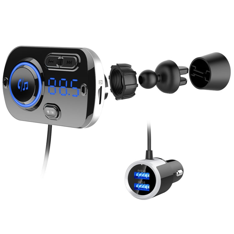 BC49BQ Car Digital Radio Receiver Bluetooth MP3 Player FM Transmitter Voice Assistant QC3.0 Quick Charger ÎҵÄÉ̵ê