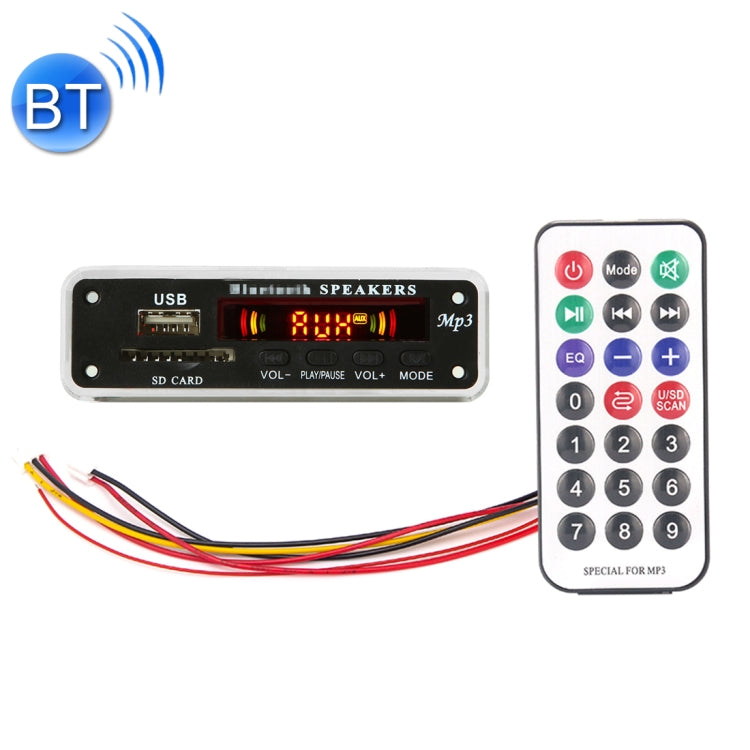 Car Color Screen 12V Audio MP3 Player Decoder Board FM Radio SD Card USB, with Bluetooth Function & Remote Control ÎҵÄÉ̵ê