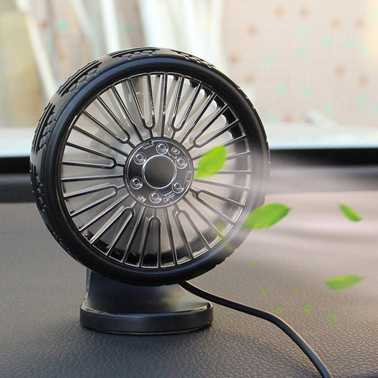 F203B Portable Car Air Outlet Sucker Electric Cooling Fan with Aromatherapy