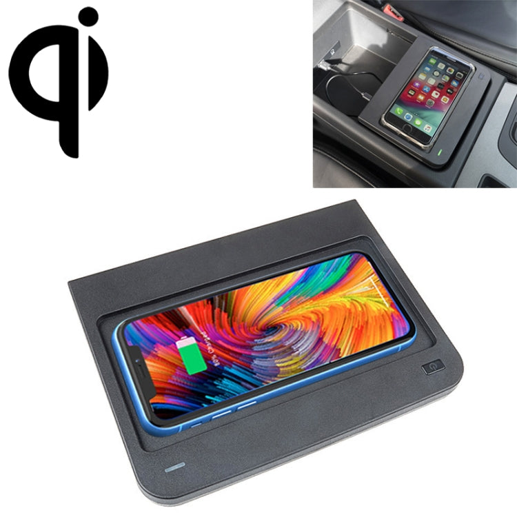 Car Qi Standard Wireless Charger 10W Quick Charging for Audi Q5 / SQ5 2017-2021, Left Driving ÎҵÄÉ̵ê