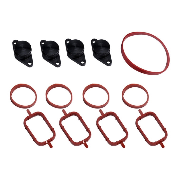 4x22mm Car Swirl Flap Air Intake Aluminum Gasket Remove Repair Kit