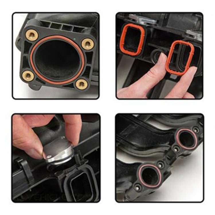 4x22mm Car Swirl Flap Air Intake Aluminum Gasket Remove Repair Kit