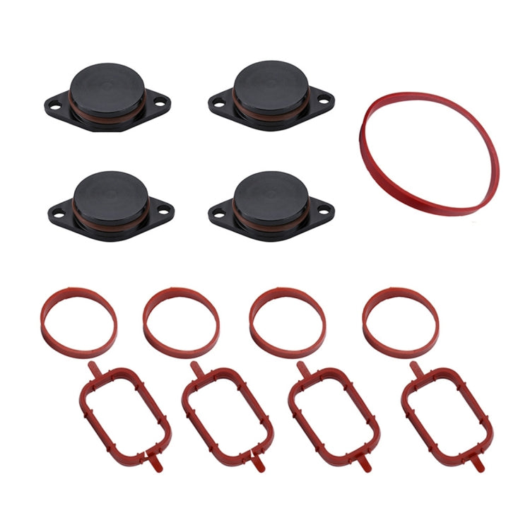 4x33mm Car Swirl Flap Air Intake Aluminum Gasket Remove Repair Kit