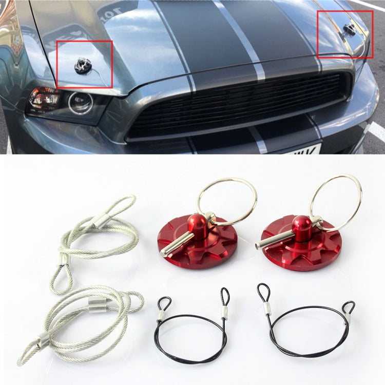 XH-6049 Car Universal Modified Racing Punch-free Aluminum Engine Hood Lock Cover ÎҵÄÉ̵ê