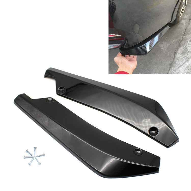 XH-6134 Black Car Universal Modified Rear Spoiler Anti-collision Protector Bar Strip Guard Sticker