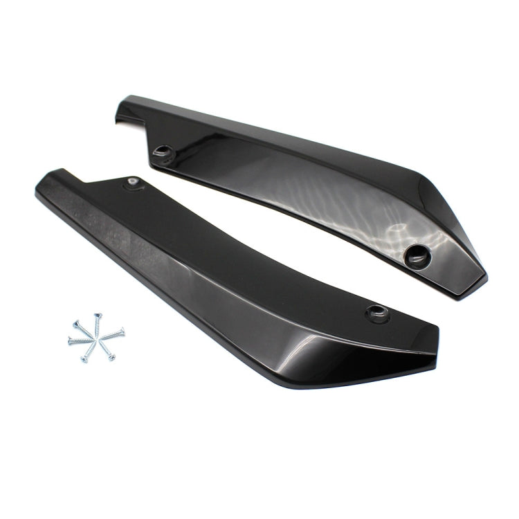 XH-6134 Black Car Universal Modified Rear Spoiler Anti-collision Protector Bar Strip Guard Sticker