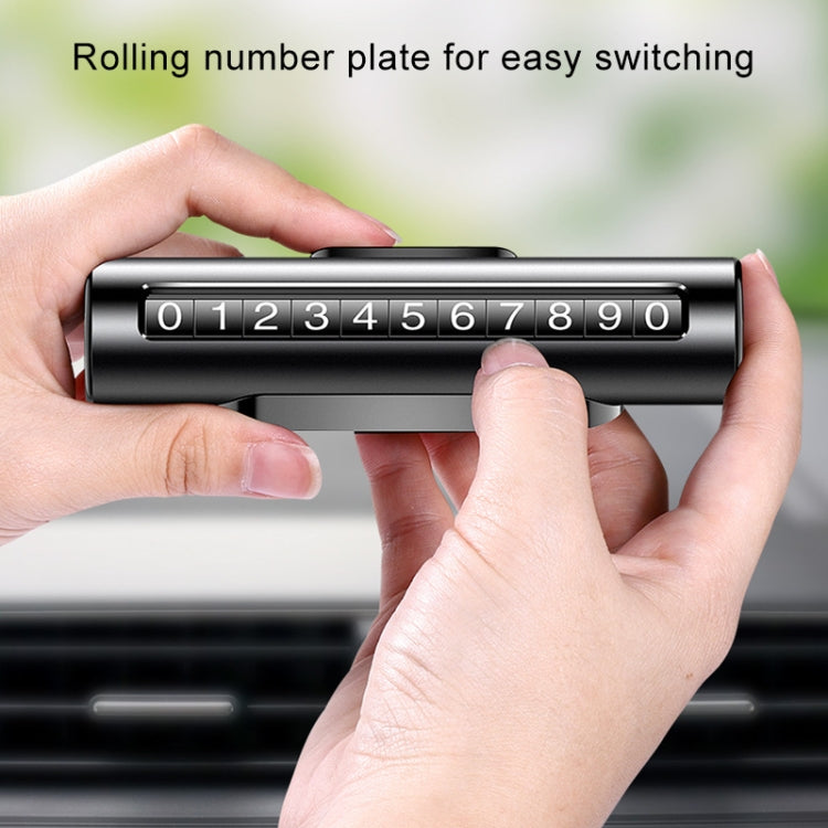 Car Metal Roller Creative Temporary Parking Card Parking Number Card ÎҵÄÉ̵ê