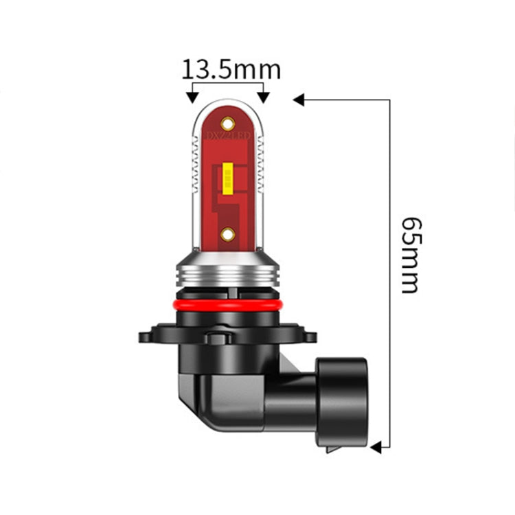 2 PCS 9005 / 9006 DC9-24V 7W 1200LM IP65 Car LED Fog Light