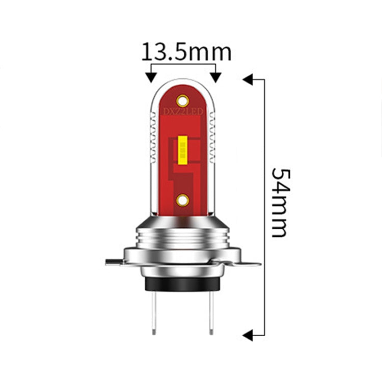 2 PCS H7 DC9-24V 7W 1200LM IP65 Car LED Fog Light