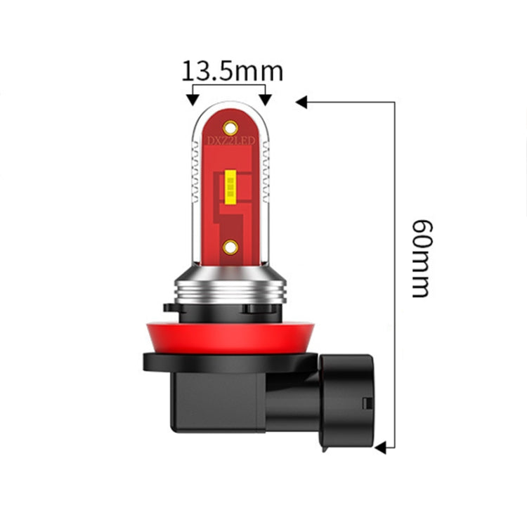 2 PCS H8 / H11 DC9-24V 7W 1200LM IP65 Car LED Fog Light