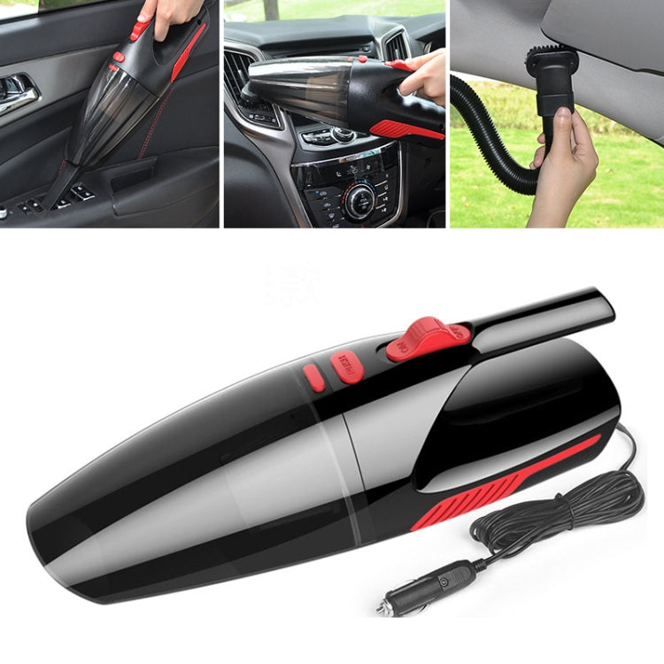 Car Wired Portable 120W Handheld Powerful Vacuum Cleaner Cable Length: 5m, without LED Light