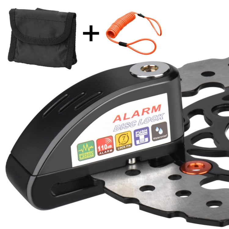 Motorcycles / Bicycle Anti-theft Lock Alarm Disc Brakes Lock with Cable and Bag ÎҵÄÉ̵ê