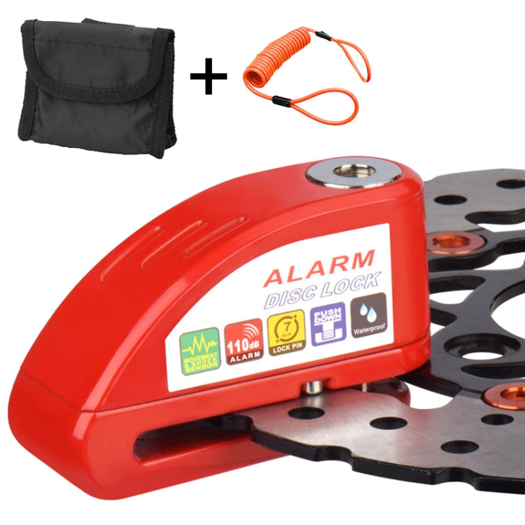 Motorcycles / Bicycle Anti-theft Lock Alarm Disc Brakes Lock with Cable and Bag ÎҵÄÉ̵ê