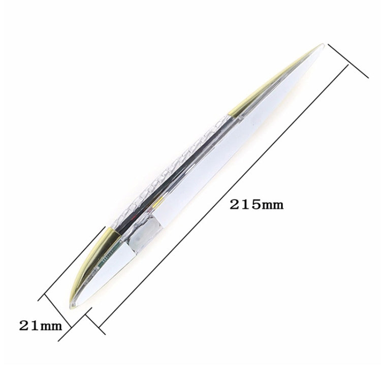 Car Solar Shark Gill Warning Lights Car Door Anti-collision Rear-end Collision LED Dlashing Lamp, Mode: Constant Bright + Flashing ÎҵÄÉ̵ê