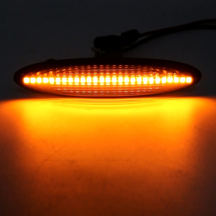 2 PCS DC12V / 5W Car LED Dynamic Blinker Side Lights Flowing Water Turn Signal Light for Lexus, Amber Light