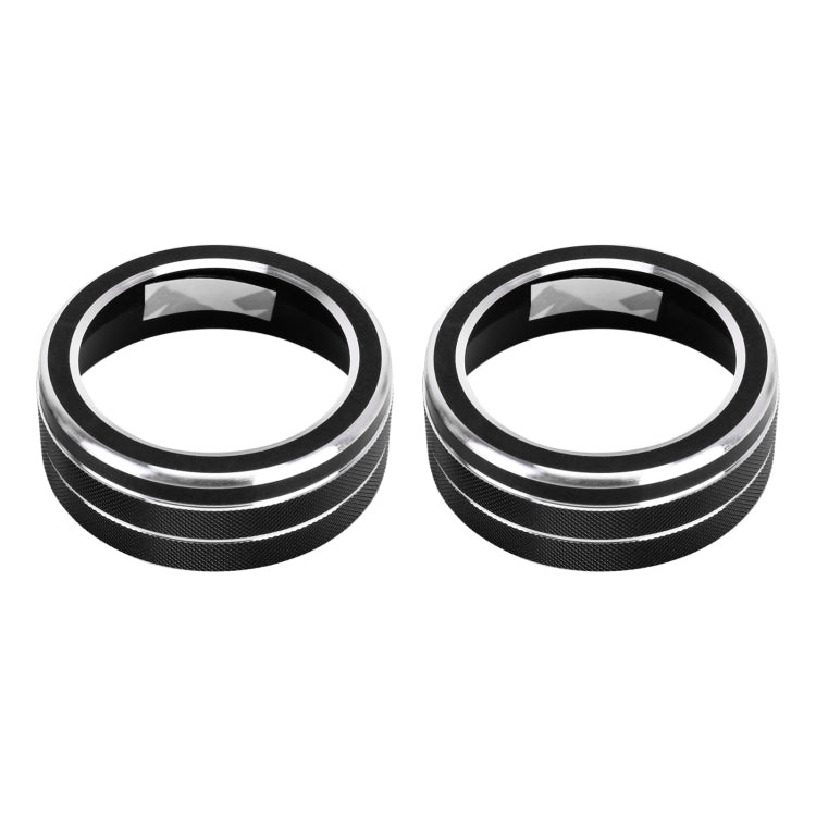 2 PCS Car Aluminum Alloy Air Conditioner Knob Case for Toyota RAV4 / Wildlander-Reluova