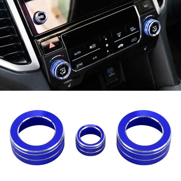 3 PCS Car Metal Air Conditioner Knob Case for Honda AVANCIER / URV ÎҵÄÉ̵ê