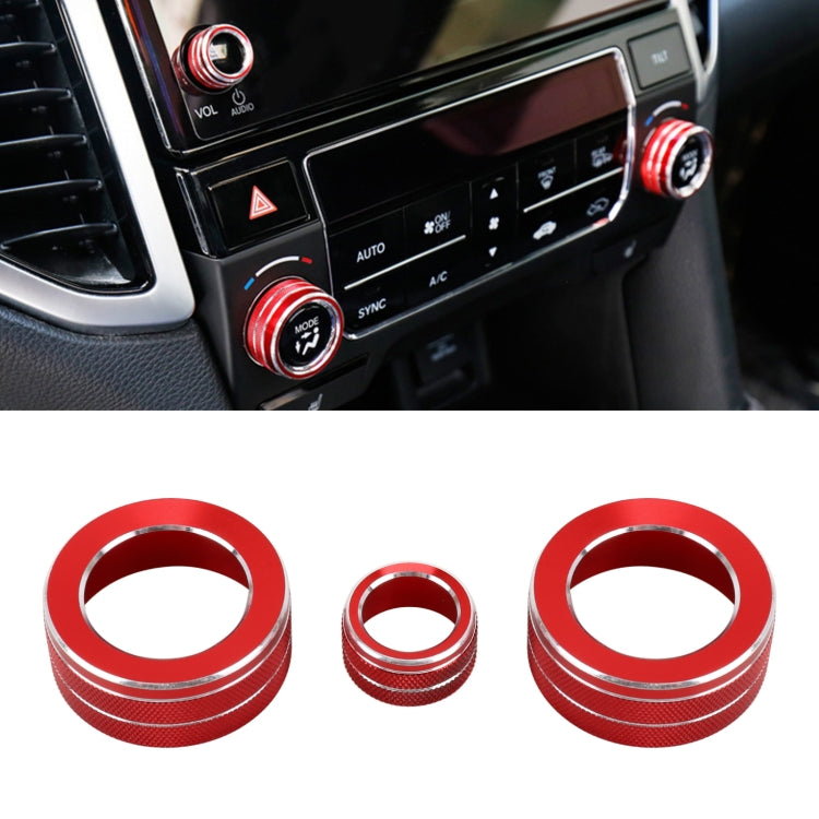 3 PCS Car Metal Air Conditioner Knob Case for Honda AVANCIER / URV ÎҵÄÉ̵ê