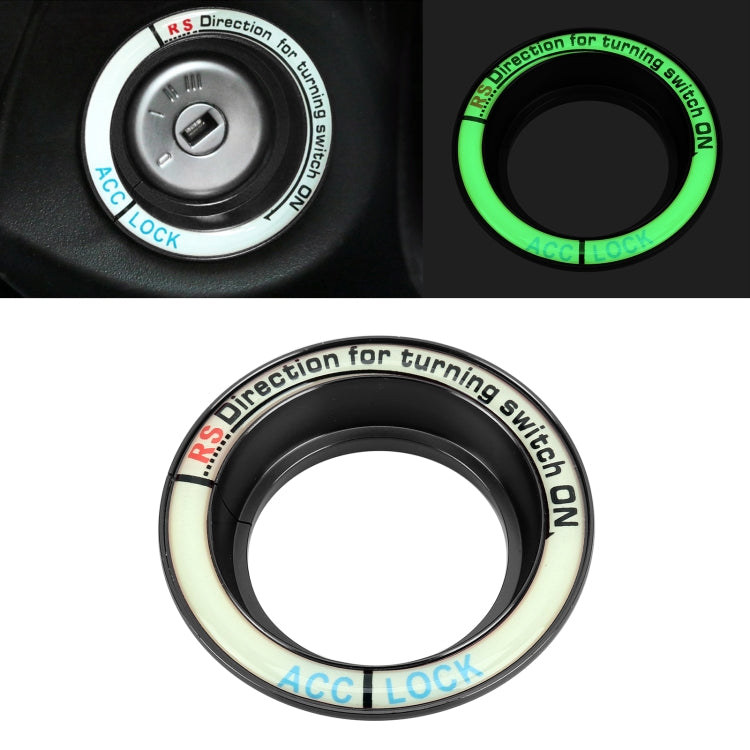 For Ford Fluorescent Aluminum Alloy Ignition Key Ring, Inside Diameter: 3.2cm ÎҵÄÉ̵ê