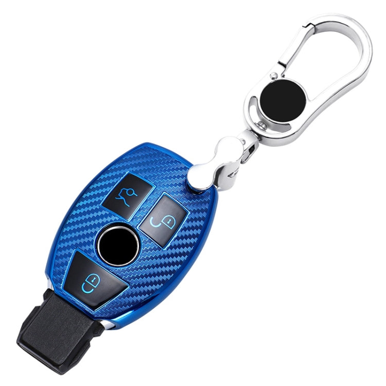 For Mercedes-Benz C-Class 3-button B Version Car TPU Key Protective Cover Key Case with Key Ring ÎҵÄÉ̵ê