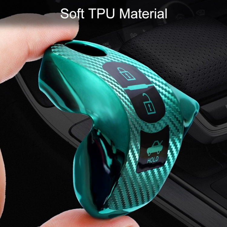 For Mazda Smart 3-button Car TPU Key Protective Cover Key Case with Key Ring