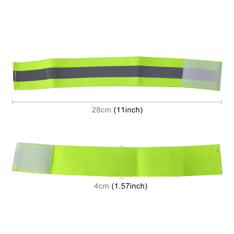 2pcs Reflective Band Outdoor Sports Running Cycling Night Warning Wrist Band