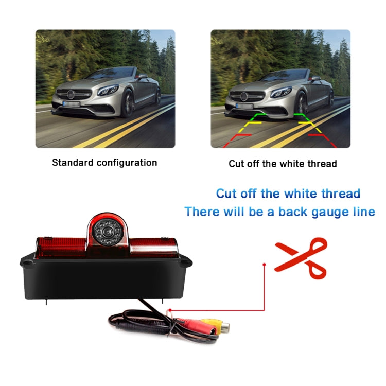 PZ467 Car Waterproof 170 Degree Brake Light View Camera for Chevrolet