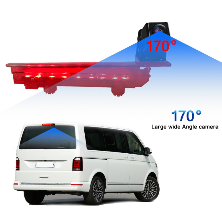 PZ470 Car Waterproof 170 Degree Brake Light View Camera for Volkswagen T5 / T6 2010-2017