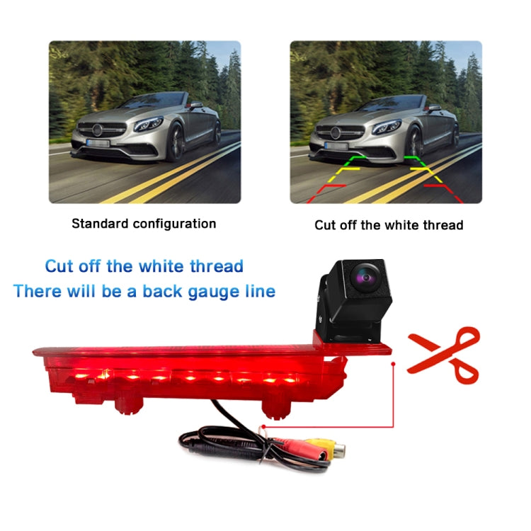 PZ470 Car Waterproof 170 Degree Brake Light View Camera for Volkswagen T5 / T6 2010-2017 ÎҵÄÉ̵ê