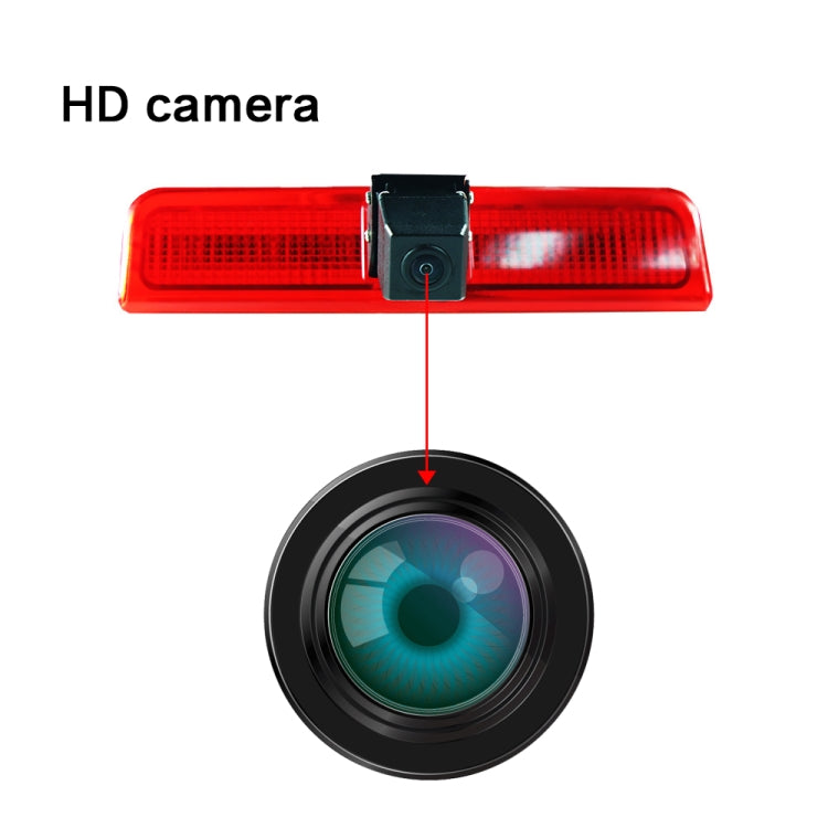 PZ476 Car Waterproof 170 Degree Brake Light View Camera for Volkswagen Caddy 2013-2015