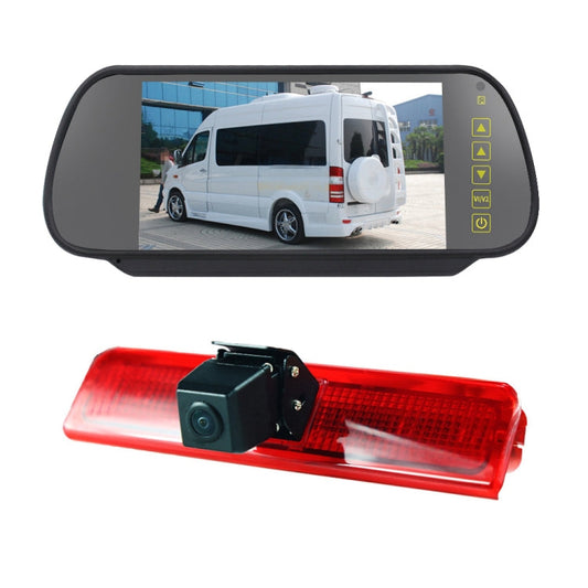 PZ476 Car Waterproof 170 Degree Brake Light View Camera + 7 inch Rearview Monitor for Volkswagen Caddy 2013-2015 ÎҵÄÉ̵ê