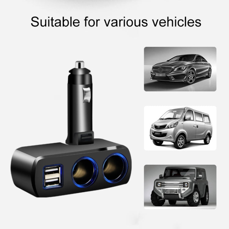 SHUNWEI SD-1918 80W 3.1A Car 2 in 1 Dual USB Charger