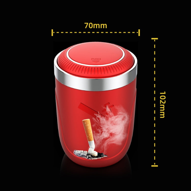 Portable Car Stainless Steel Liner Cigarette Ashtray with Light ÎҵÄÉ̵ê