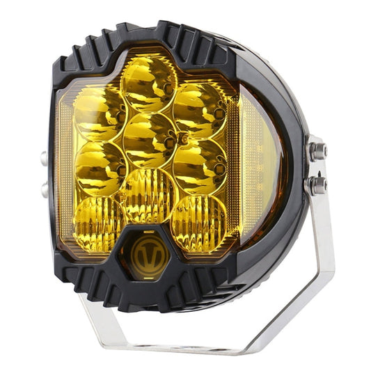 OL-1950Y 7 inch DC12V-30V 8000LM 6500K 90W Car LED Light on Three Sides Headlight for Jeep Wrangler (Gold Light) ÎҵÄÉ̵ê