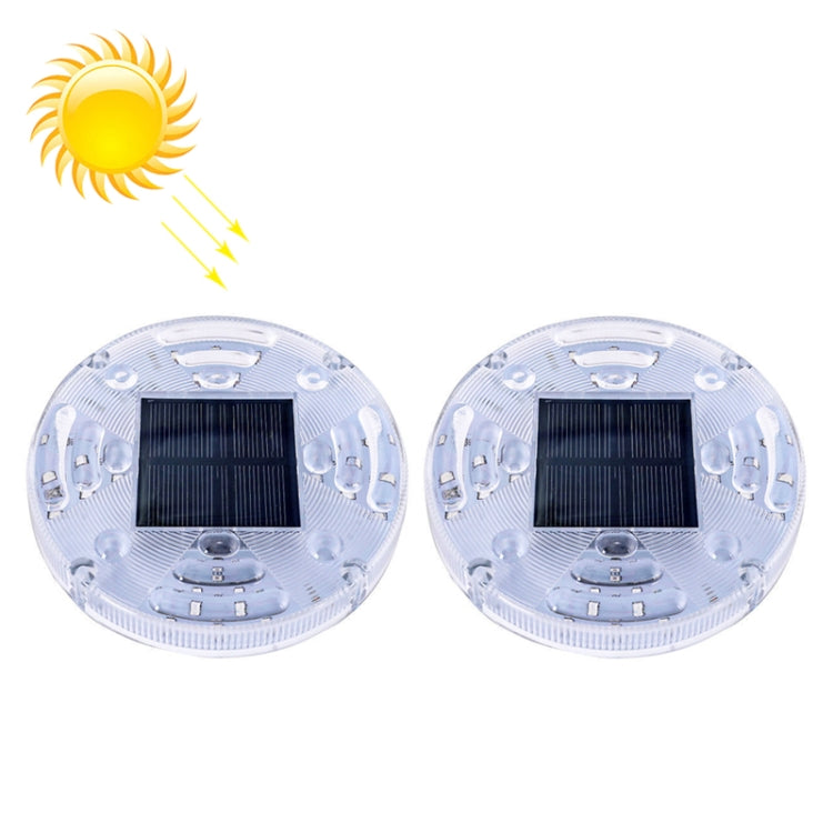 2 PCS Solar LED Flashing Light Car Rear-end Collision Warning Lights, Strong Magnetic Constantly Bright Version