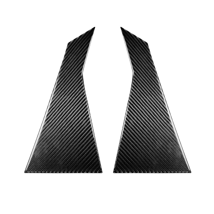 2 PCS Car Carbon Fiber Rear A Pillar Decorative Sticker for Infiniti FX 2009-2013/QX70 2014-, Left and Right Drive Universal-Reluova