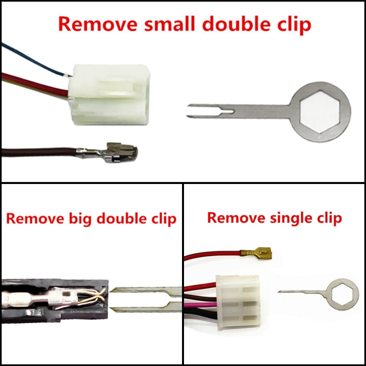 21 in 1 Car Plug Circuit Board Wire Harness Terminal Extraction Pick Connector Crimp Pin Back Needle Remove Tool-Reluova