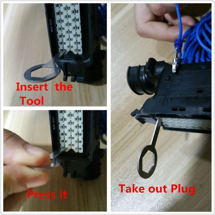 21 in 1 Car Plug Circuit Board Wire Harness Terminal Extraction Pick Connector Crimp Pin Back Needle Remove Tool