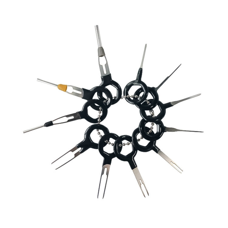 29 in 1 Car Plug Circuit Board Wire Harness Terminal Extraction Pick Connector Crimp Pin Back Needle Remove Tool-Reluova