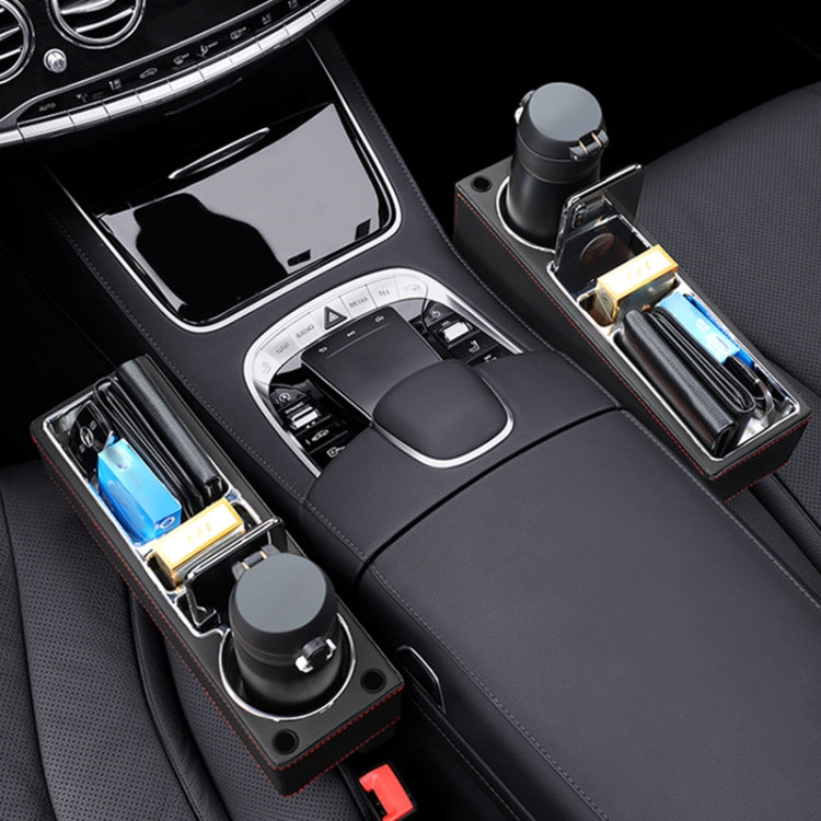 Car Multi-functional Console PU Leather Box Cup Holder Seat Gap Side Storage Box ÎҵÄÉ̵ê