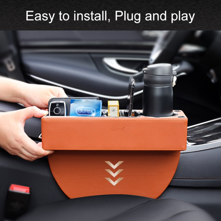 Car Multi-functional Console PU Leather Box Cup Holder Seat Gap Side Storage Box ÎҵÄÉ̵ê