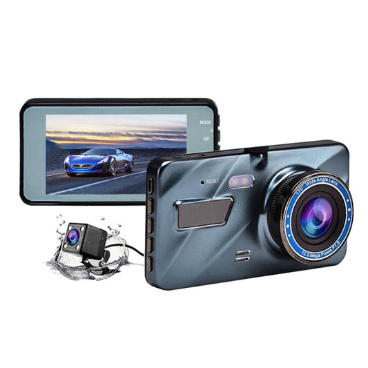 4 inch Car 2.5D HD 1080P Dual Recording Driving Recorder DVR Support Parking Monitoring / Loop Recording-Reluova