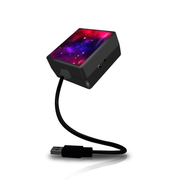 C208 5V 0.1W IPX4 USB Car Rotating Star Lights Red Blue Starry Sky Atmosphere Lamp ÎҵÄÉ̵ê